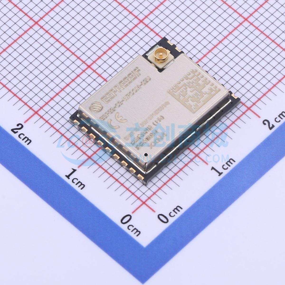 Smart Home Module Iot - 5 piezas ESP32-C3-WROOM-02U-N4 SMD-19P ESP32-C3 Bluetooth5.0