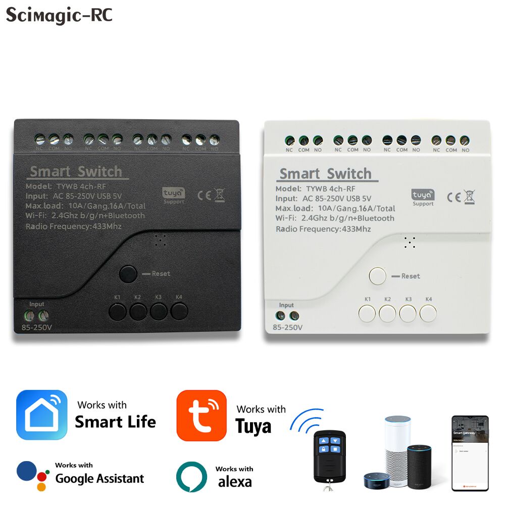 Tuya 4 Channel - Módulo de interruptor Wifi inteligente Tuya