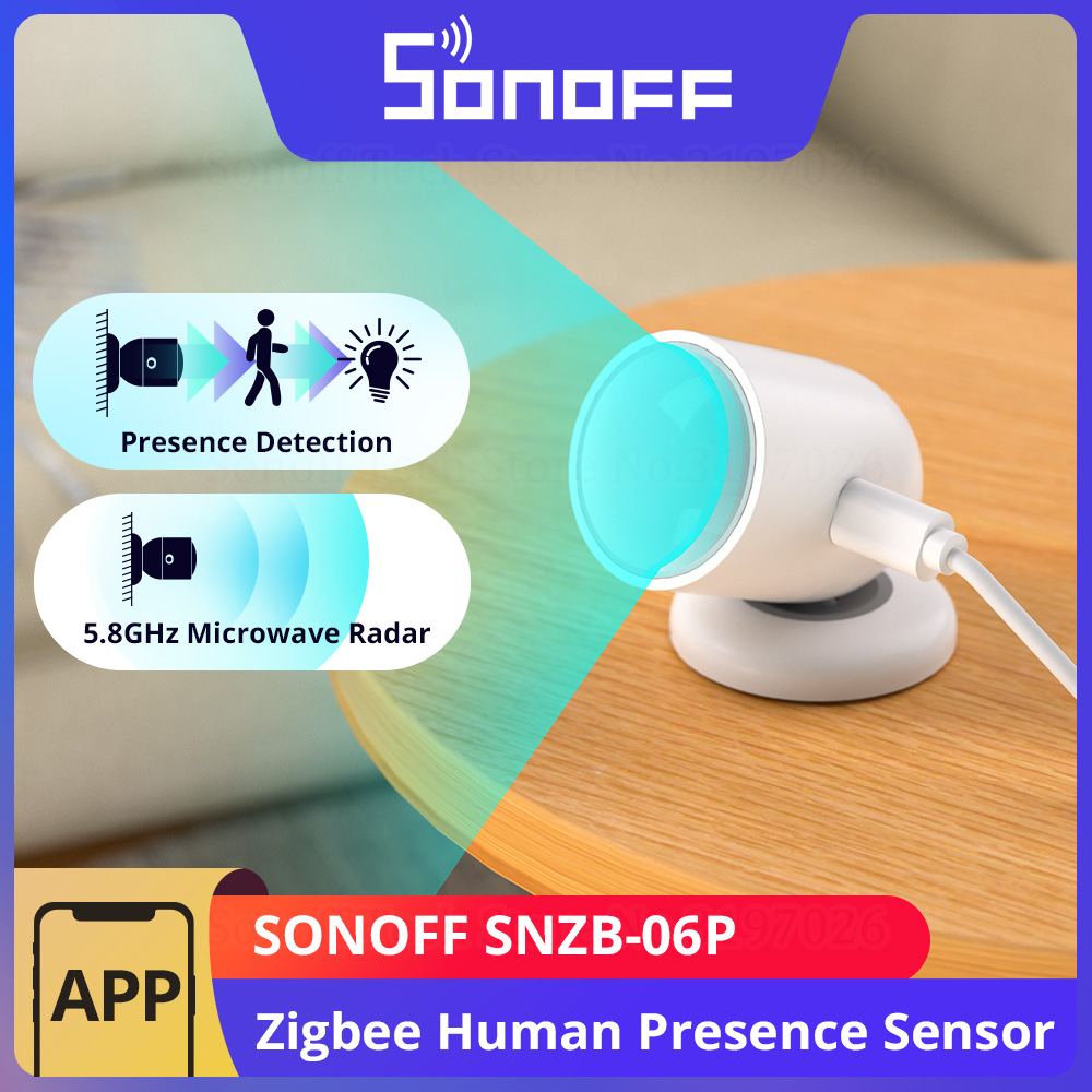 SONOFF SNZB-06P Zigbee Sensor  - Sonoff Mini R4 reseña y precio