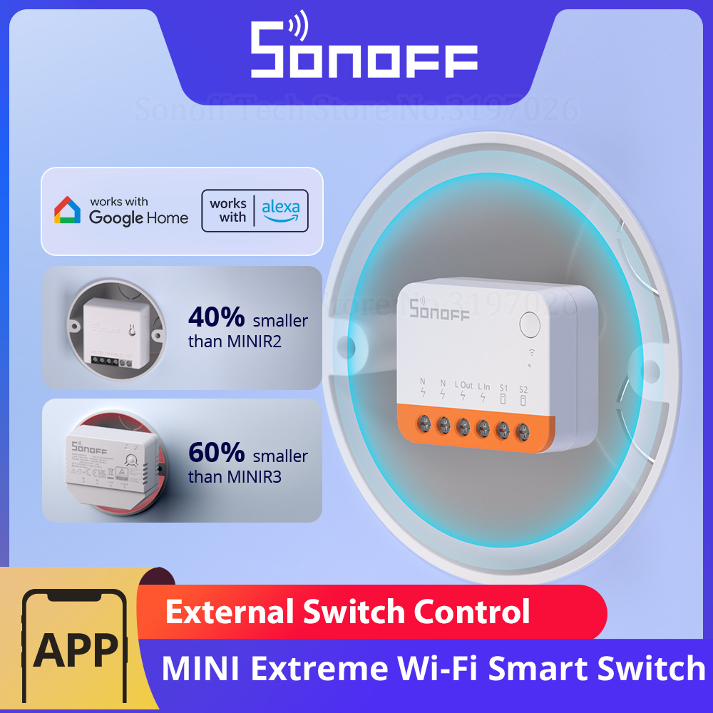 SONOFF MINIR4 interruptor inte - Sonoff Basic reseña y precio