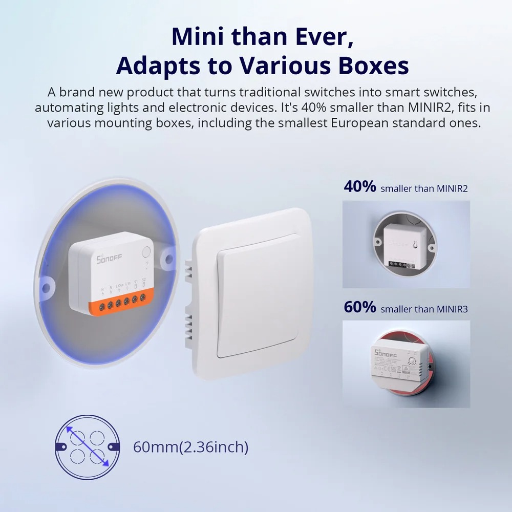 Sonoff Mini R4 Extreme, Sonoff - Sonoff Mini R4 reseña y precio