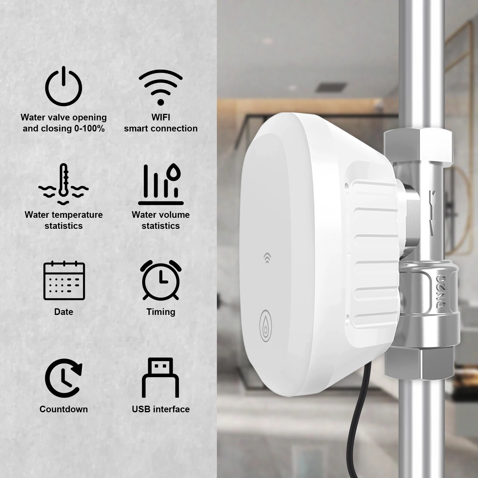 Válvula de Agua con Control In - Home Assistant Tuya reseña y precio