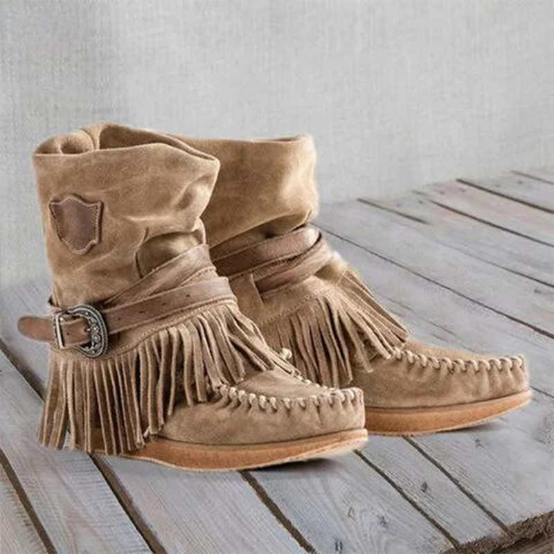 Botas Retro con borlas para mu - Tasmota reseña y precio