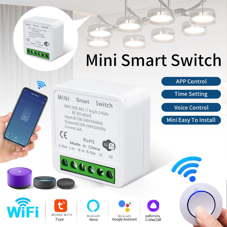 Interruptor Inteligente WiFi T - Smart Relay Tuya reseña y precio